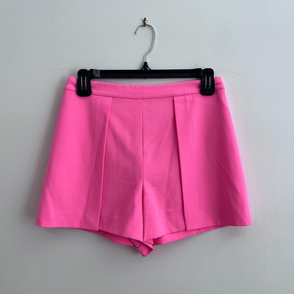 Alice + Olivia Shorts Alice Olivia High Waisted Hot Pink Shorts Poshmark
